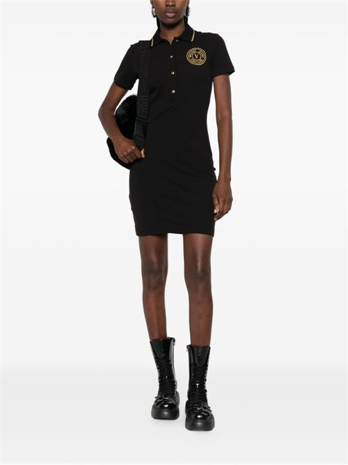 Abito donna corto con colletto polo Versace jeans Couture | 80HAOT03CJ01TG89